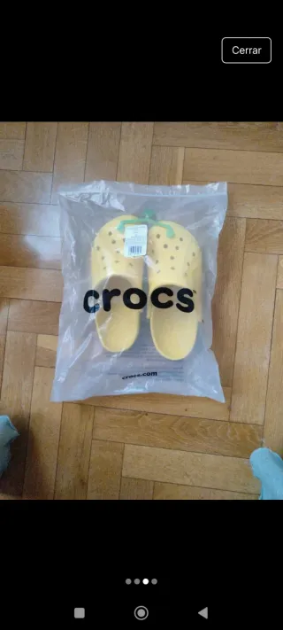 Crocs Amarillas Talla 39-40