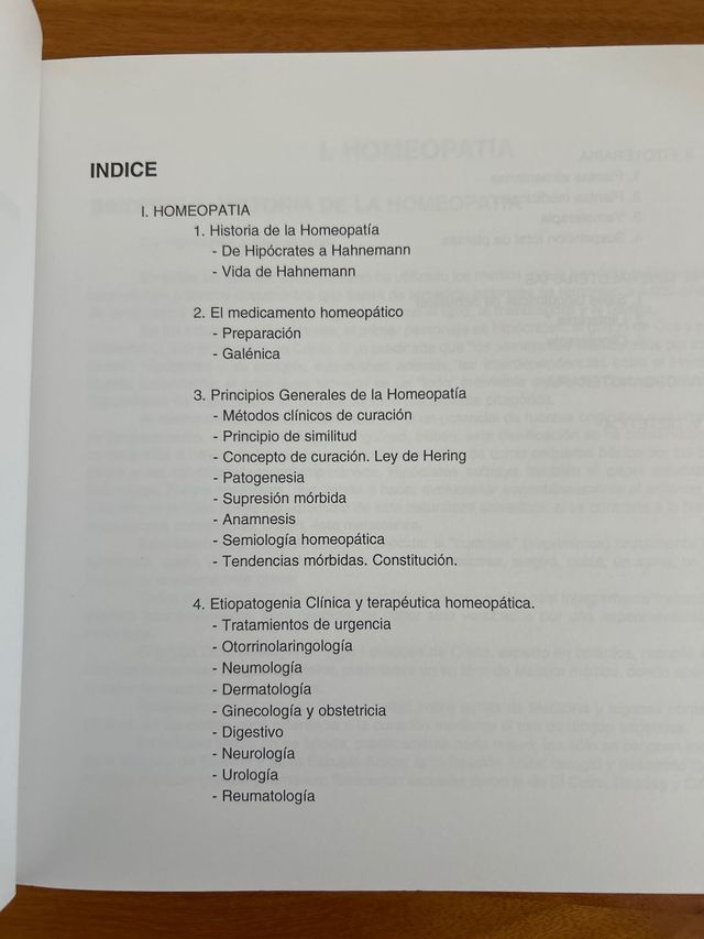 Homeopatia y terapias afines