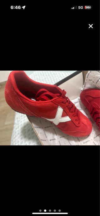 Zapatillas Munich Rojas Talla 38