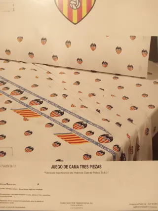 Juego de cama Valencia CF