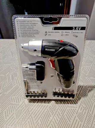 Atornillador Eléctrico 3.6V Nuevo