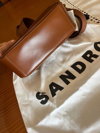 Bolso Sandro Piel Marrón
