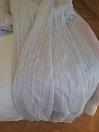 2 Cortinas Gris Perla