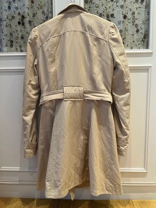 Gabardina Vila Mujer Beige