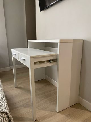 Mesa escritorio tocador blanco