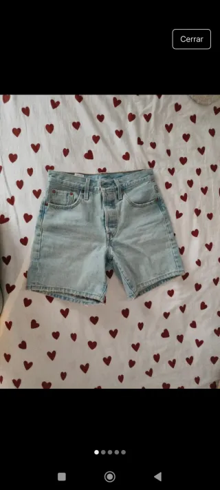 Pantalón corto Levis azul