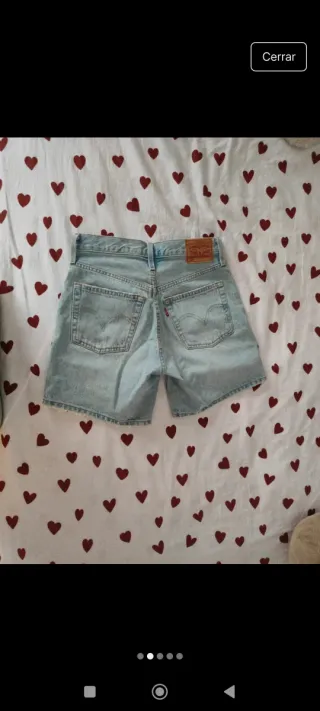 Pantalón corto Levis azul