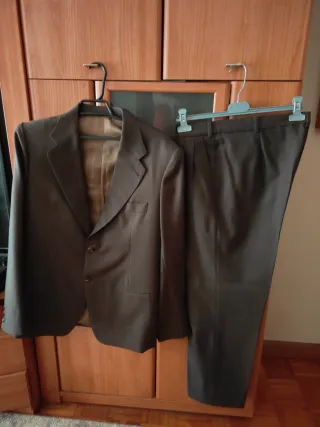 Traje Marrón Hombre Talla L