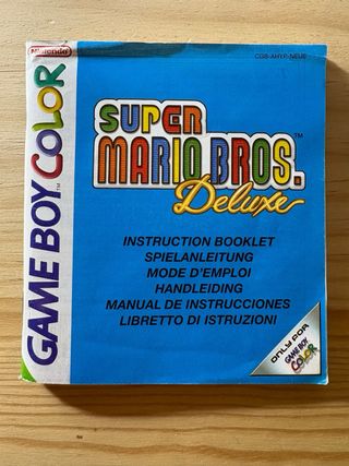Super Mario Bros Deluxe Game Boy Color