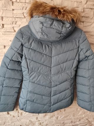 Chaqueta acolchada mujer azul