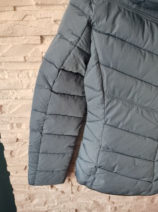 Chaqueta acolchada mujer azul