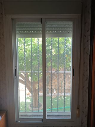 Ventana corredera aluminio blanco