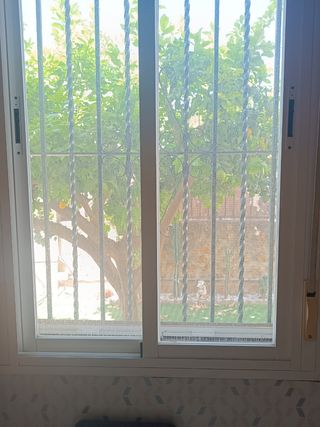 Ventana corredera aluminio blanco