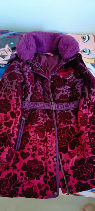 Chaqueta adolescente floral