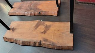 Stender in legno e ferro