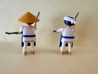 Playmobil cocinero sushi con pez y cuchillo
