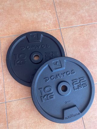 Pareja discos Domyos 10kg (22 lbs)