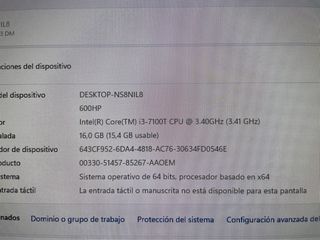 Mini PC HP Prodesk 600 G3 Intel i3