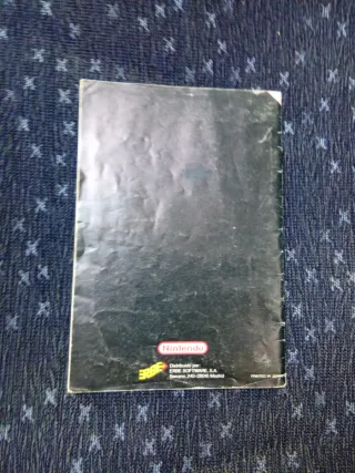 Manual F-Zero SNES PAL España Super Nintendo snes