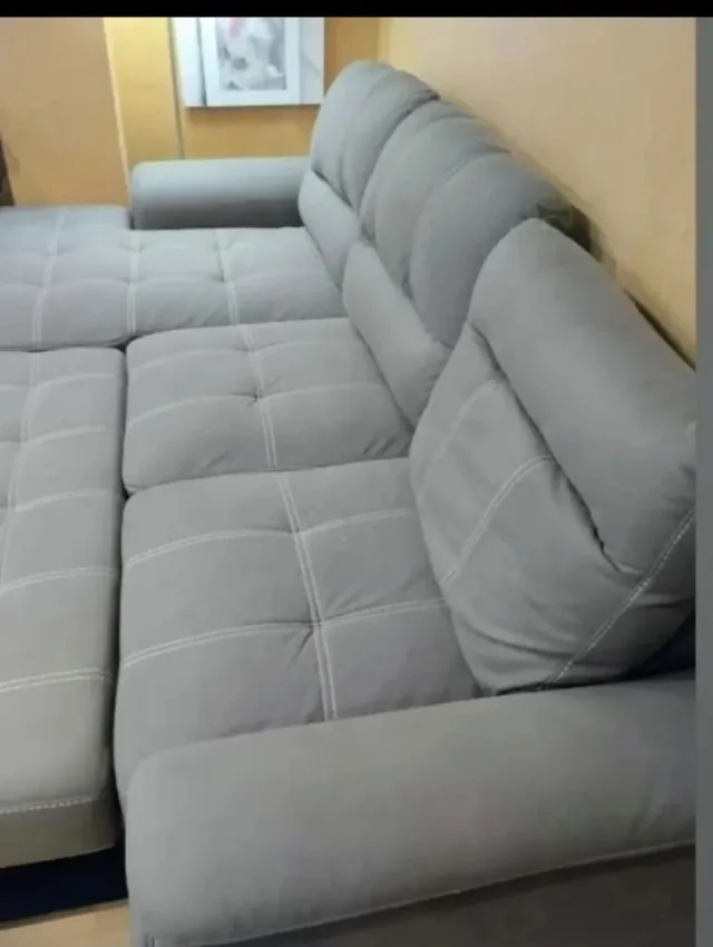 Sofá cama modular gris , con almacenaje. Madrid