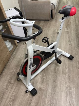 Bicicleta Spinning Blanca