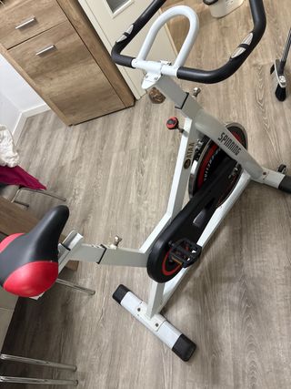 Bicicleta Spinning Blanca