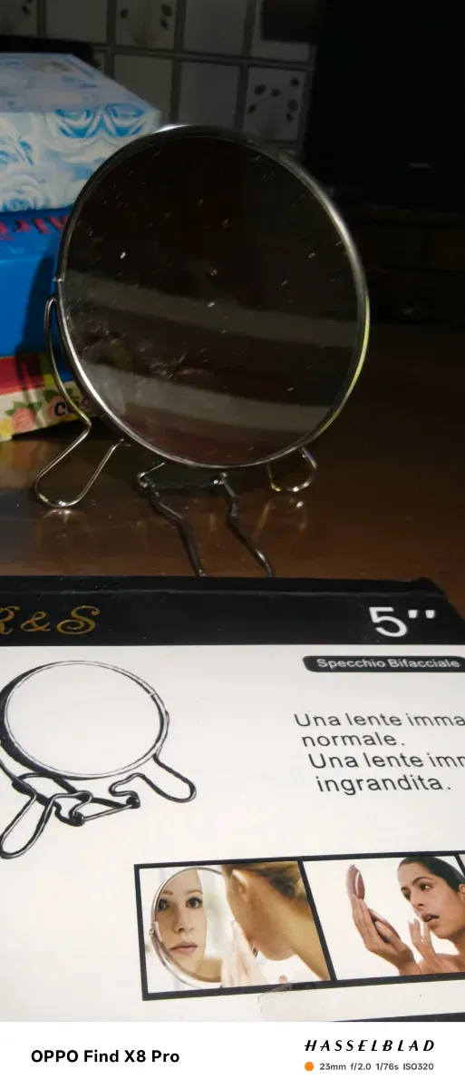 Specchio cosmetico R&S 5 bifacciale