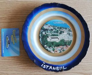 Piatto Ceramica Jerusalem Dipinto Mano