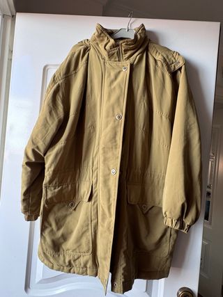 Abrigo verde oliva talla L