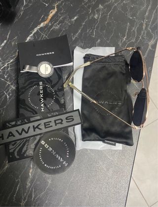 Gafas de sol Hawkers doradas y rosas