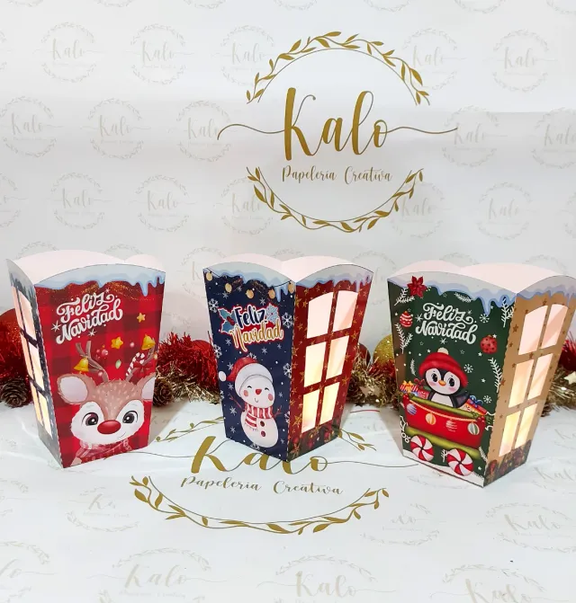 Faroles Navideños x 6 unidades