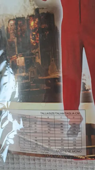 Disfraz La Casa de Papel Talla S