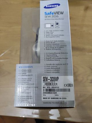 Samsung SafeVIEW SEW-3036 Monitor Bebé