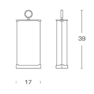Pirellina Fontana Arte Lampada da tavolo