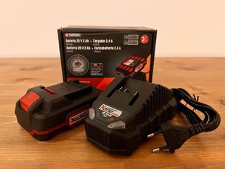 Batería Parkside 20V 2Ah + Cargador 2.4A