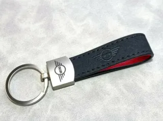 Llavero MINI Cooper One Tacto Piel Cuero Regalo