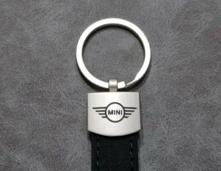 Llavero MINI Cooper One Tacto Piel Cuero Regalo