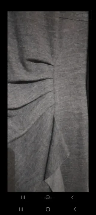 Vestido lana Roberto Verino gris