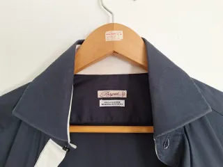 Camisa italiana de vestir azul marino hombre