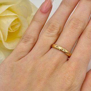 Anillo de oro rosa 14kt