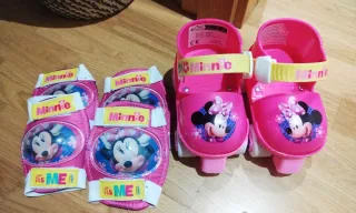 Patines niña Minnie 23/25 + protecciones