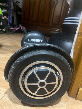 Hoverboard URBY Negro con silla incluida 