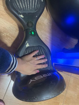 Hoverboard URBY Negro con silla incluida 