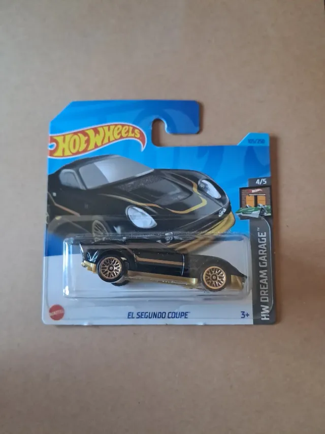 Hot Wheels El Segundo Coupe Negro Dorado
