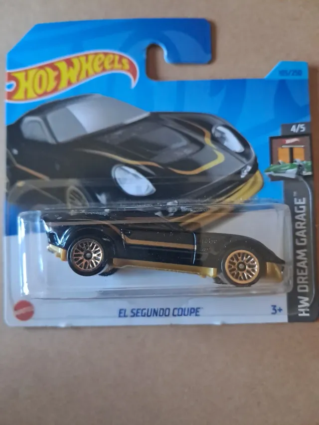 Hot Wheels El Segundo Coupe Negro Dorado