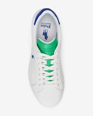Zapatillas Polo Ralph Lauren Court Blancas y Azule