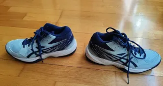 Zapatillas Asics Mujer Azul y Gris