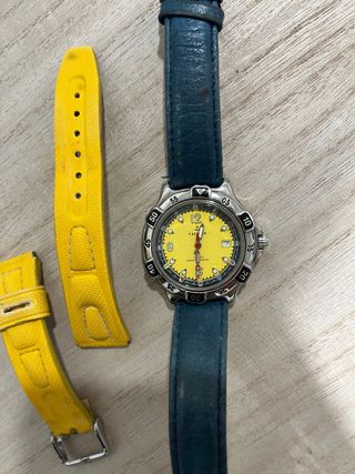 Reloj Calypso Amarillo y Azul