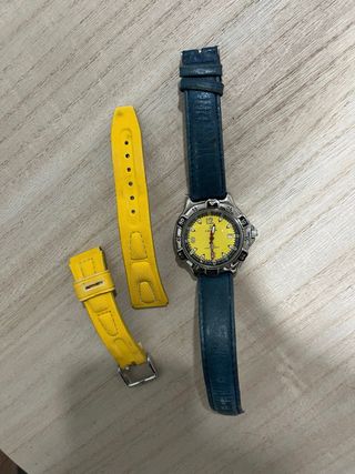 Reloj Calypso Amarillo y Azul