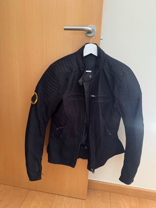 Chaqueta Moto Mujer Negra Talla L